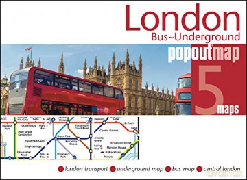 London Bus and Underground PopOut Map: Popout Double