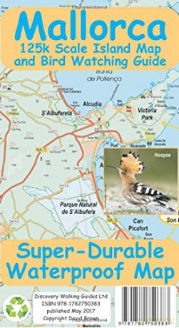 Mallorca Super-Durable Map and Bird Watching Guide - David Brawn [KSIĄŻKA]