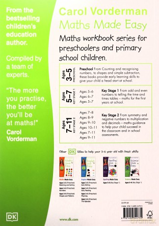 Maths Made Easy Adding and Taking Away Ages 3-5 Preschool (Made Easy Workbooks) - Carol Vorderman [KSIĄŻKA]