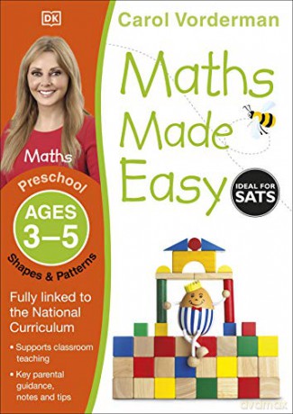 Maths Made Easy Shapes and Patterns Ages 3-5 Preschool (Made Easy Workbooks) - Carol Vorderman [KSIĄŻKA]