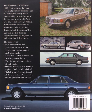 Mercedes-Benz W126 S-Class 1979-1991 (Crowood Autoclassics) - Nik Greene [KSIĄŻKA]