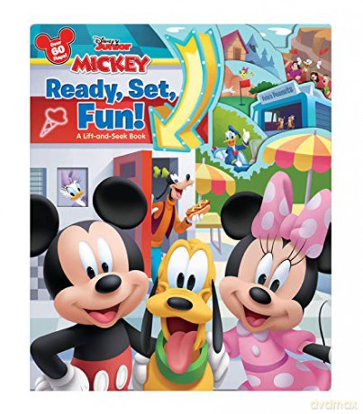 Mickey Ready, Set, Fun!: A Lift-And-Seek Book [KSIĄŻKA]