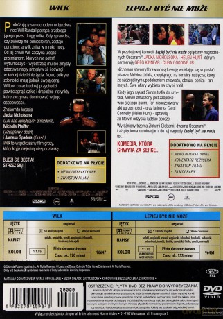 Wilk / Lepiej być nie może [2DVD]