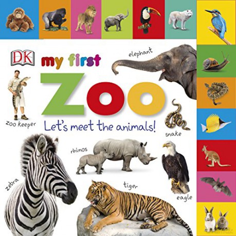 My First Zoo Let's Meet the Animals! (My First Tabbed Board Book) [KSIĄŻKA]