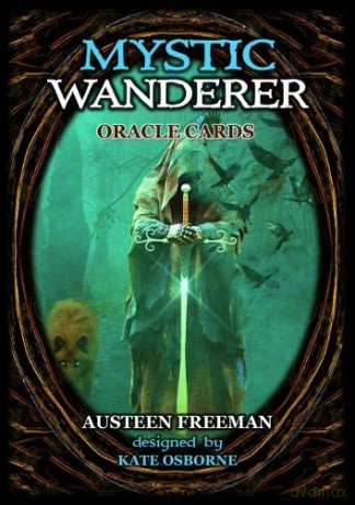 Mystic Wanderer Oracle Cards: 48 full colour cards and 110pp guidebook - Austeen Freeman [KSIĄŻKA]