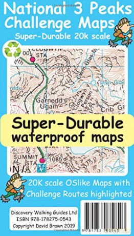 National 3 Peaks Challenge Maps - David Brawn [KSIĄŻKA]