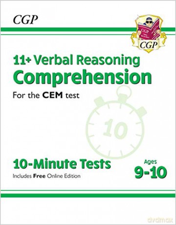 New 11+ CEM 10-Minute Tests: Comprehension - Ages 9-10 (with Online Edition): superb eleven plus preparation from the revision experts (CGP 11+ CEM) [KSIĄŻKA]