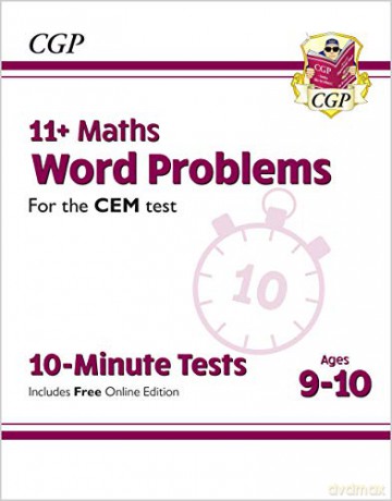 New 11+ CEM 10-Minute Tests: Maths Word Problems - Ages 9-10 (with Online Edition): superb eleven plus preparation from the revision experts (CGP 11+ CEM) [KSIĄŻKA]