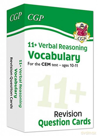 New 11+ CEM Revision Question Cards: Verbal Reasoning Vocabulary - Ages 10-11: unbeatable eleven plus flashcards from the revision experts (CGP 11+ CEM) [KSIĄŻKA]