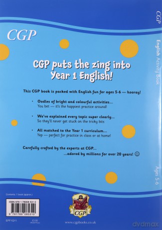 New English Activity Book for Ages 5-6: perfect for catch-up and home learning (CGP Home Learning) [KSIĄŻKA]