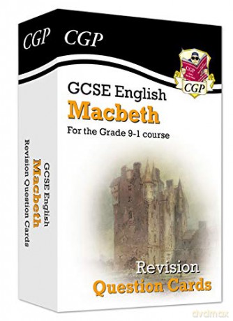 New Grade 9-1 GCSE English Shakespeare - Macbeth Revision Question Cards: perfect for home learning and 2021 assessments (CGP GCSE English 9-1 Revision) [KSIĄŻKA]