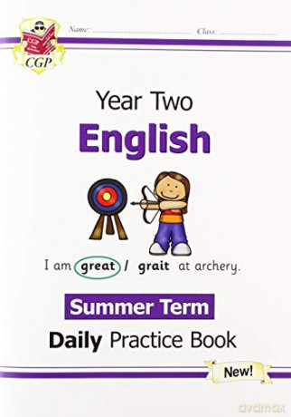 New KS1 English Daily Practice Book: Year 2 - Summer Term: superb for catch-up and learning at home (CGP KS1 English) [KSIĄŻKA]