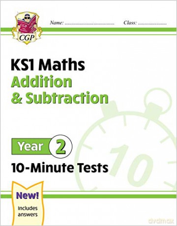 New KS1 Maths 10-Minute Tests: Addition and Subtraction - Year 2: superb for catch-up and learning at home (CGP KS1 Maths) [KSIĄŻKA]