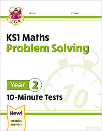 New KS1 Maths 10-Minute Tests: Problem Solving - Year 2: perfect for catch-up and home learning (CGP KS1 Maths) [KSIĄŻKA]