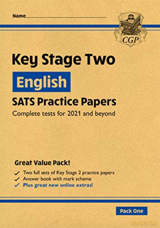 New KS2 English SATS Practice Papers: Pack 1 - for the 2021 tests (with free Online Extras) (CGP KS2 SATs Practice Papers) [KSIĄŻKA]