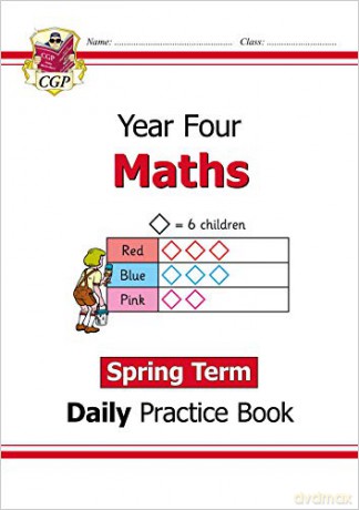 New KS2 Maths Daily Practice Book: Year 4 - Spring Term: superb for learning at home (CGP KS2 Maths) [KSIĄŻKA]