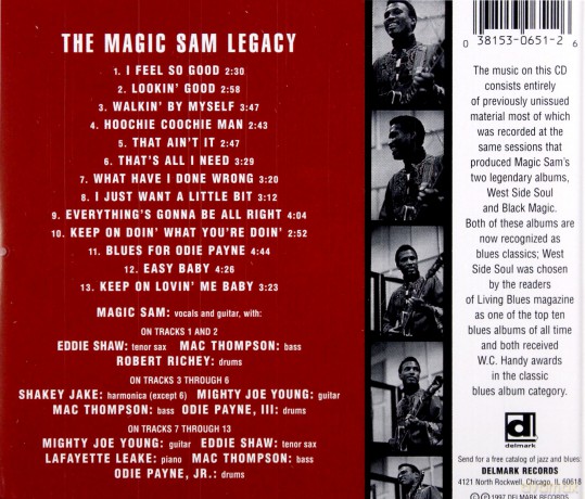Magic Sam: Tha Magic Sam Legacy [CD]