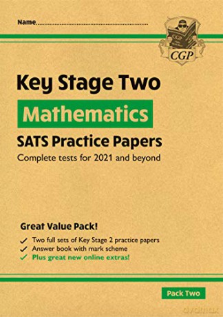 New KS2 Maths SATS Practice Papers: Pack 2 - for the 2021 tests (with free Online Extras) (CGP KS2 SATs Practice Papers) [KSIĄŻKA]