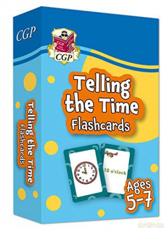 New Telling the Time Flashcards for Ages 5-7: ideal for catch-up and home learning (CGP Primary Fun Home Learning) [KSIĄŻKA]