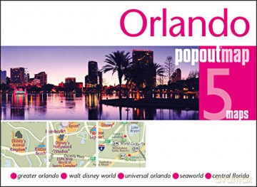 Orlando PopOut Map: Handy pocket size pop up map of Orlando and Walt Disney World Resort (PopOut Maps)