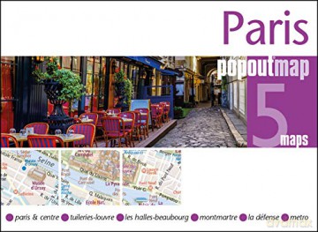 Paris PopOut Map: Popout Double [KSIĄŻKA]