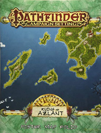 Pathfinder Campaign Setting Ruins of Azlant Poster Map Folio - Paizo Staff [KSIĄŻKA]