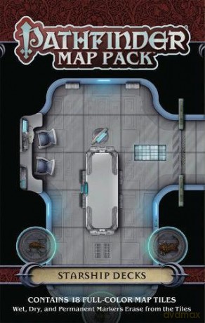 Pathfinder Map Pack Starship Decks - Jason A. Engle [KSIĄŻKA]