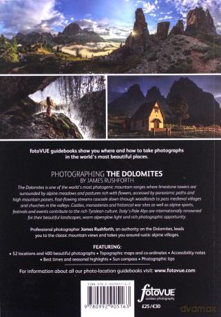 Photographing the Dolomites - A Photo-Location and Visitor Guidebook - James Rushforth [KSIĄŻKA]
