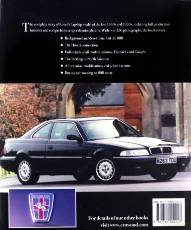 Rover 800 Series: The Complete Story - James Taylor [KSIĄŻKA]