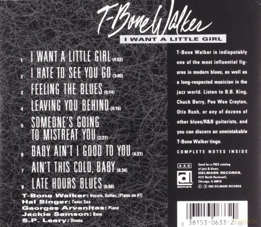 T-Bone Walker: I Want A Little Girl [CD]