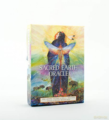 Sacred Earth Oracle: Guidance for Challenging Times - 45 cards and 120-page guidebook. - Toni Carmine Salerno [KSIĄŻKA]