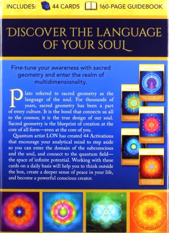 Sacred Geometry Activations Oracle: 44 full colour cards and 160pp book - Lon Art [KSIĄŻKA]