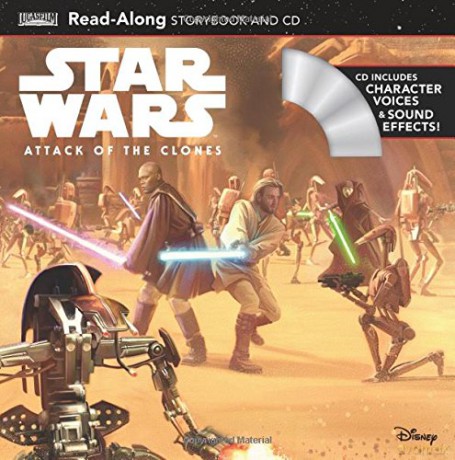 Star Wars Star Wars: Attack of the Clones Read-Along Storybook and CD - Lucas Film Book Group [KSIĄŻKA]