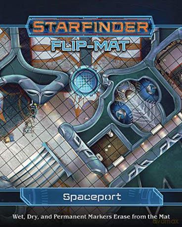 Starfinder Flip-Mat Starship - Spaceport - Damien Mammoliti [KSIĄŻKA]