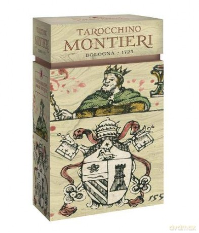 Tarocchino Montieri: Bologna 1725 - Limited Edition - 62 full colour tarot cards and instructions - Dean Montieri [KSIĄŻKA]