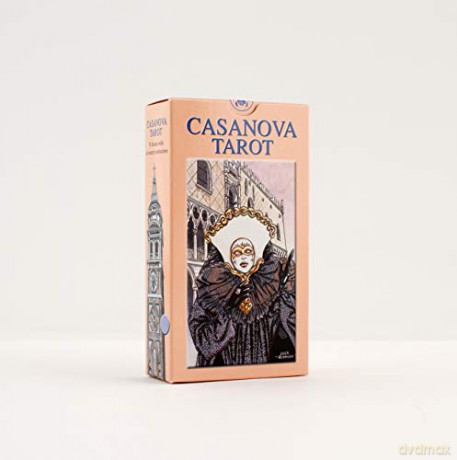 Tarot of Casanova: New Edition - 78 full colour tarot cards and instruction booklet - Luca Raimondo [KSIĄŻKA]