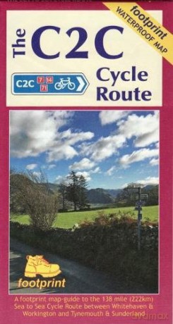 The C2C Cycle Route: A footprint map-guide to the 138 mile Sea to Sea Cycle Route [KSIĄŻKA]
