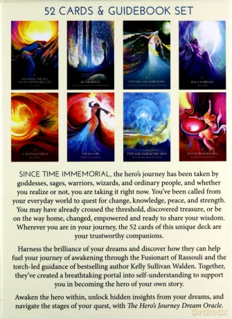 The Hero's Journey Dream Oracle: 52 full colour cards and 152 page guidebook, boxed set - Kelly Sullivan Walden [KSIĄŻKA]