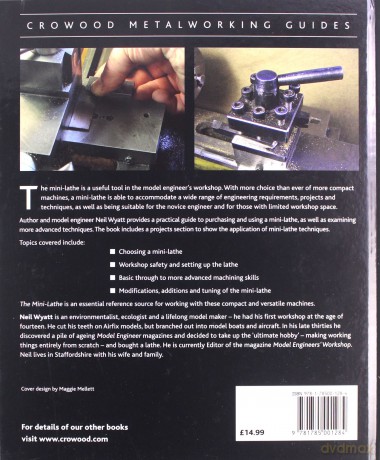 The Mini-Lathe (Crowood Metalworking Guides) - Neil M Wyatt [KSIĄŻKA]