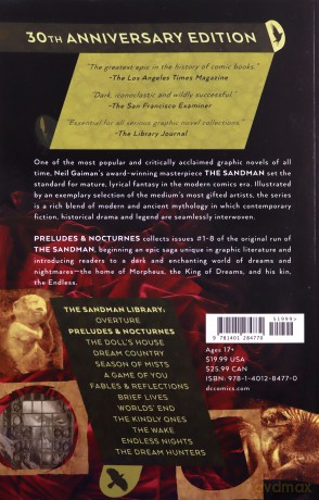 The Sandman Volume 1: 30th Anniversary Edition: Preludes and Nocturnes - Neil Gaiman [KOMIKS]