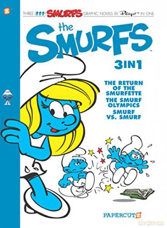 The Smurfs 3-in-1 #4: The Return of Smurfette, the Smurf Olympics, and Smurf Vs Smurf (Smurfs Graphic Novels, 4) [KSIĄŻKA]