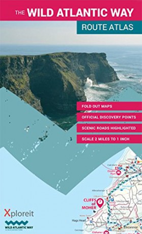 The Wild Atlantic Way Route Atlas - Xploreit (Xploreit Maps) - Mike Meagher [KSIĄŻKA]