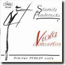 Dimiter PENKOV, Sofia Symphony Orchestra, NDR Orchestra: Karl Stamitz - Konzert D Dur. for Viola and Orchestra; Krzysztof Penderecki - Concerto per viola ed orchestra [CD]