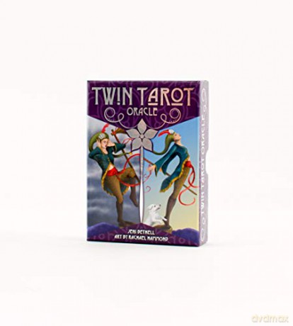 Twin Tarot Oracle: 44 full colour cards and instructions - Jeni Bethell [KSIĄŻKA]