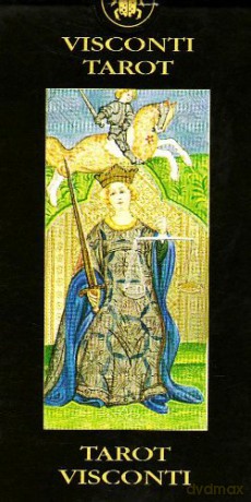 Visconti Tarot: Mini Tarot (cards) - A.A. Atanassov [KSIĄŻKA]