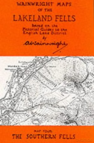 Wainwright Maps of the Lakeland Fells: Southern Fells Map 4 - Alfred Wainwright [KSIĄŻKA]