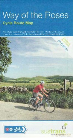 Way of the Roses: Cycle Route Map (Sustrans) [KSIĄŻKA]