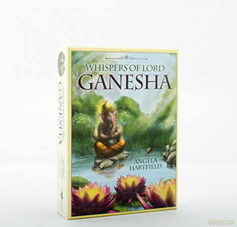Whispers of Lord Ganesha: Oracle Cards, 50 cards and guidebook - Angela Hartfield [KSIĄŻKA]