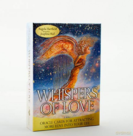 Whispers of Love Oracle: Oracle Cards for attracting More Love into your Life - Oracle card and Book Set - Angela Hartfield [KSIĄŻKA]