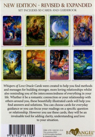 Whispers of Love Oracle: Oracle Cards for attracting More Love into your Life - Oracle card and Book Set - Angela Hartfield [KSIĄŻKA]